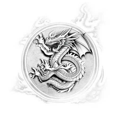 Dragon Breathing Fire Onto A Forehand