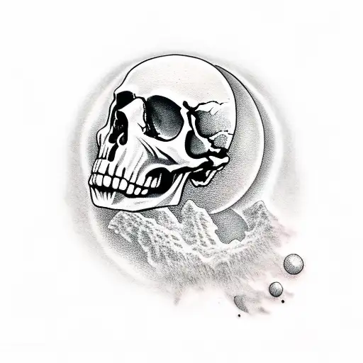 Moon Skull In Profile