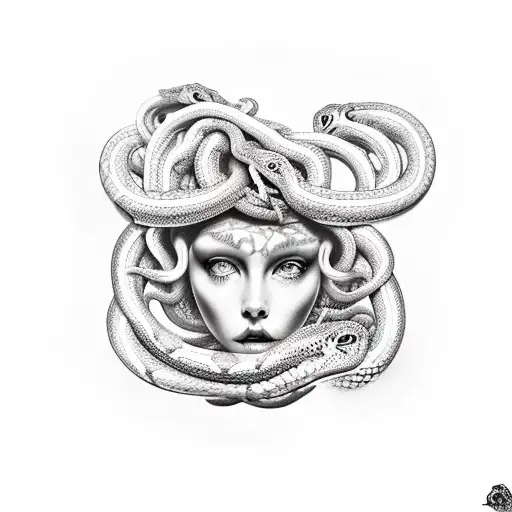 Medusa With 6 Snakes