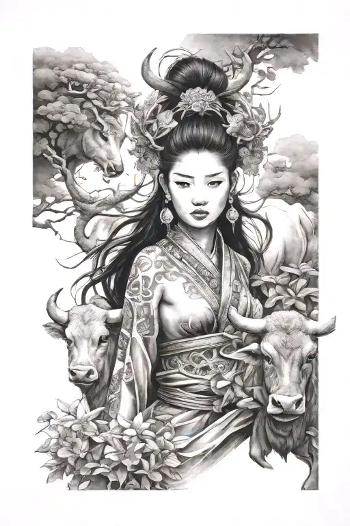 Chinese Weaver Girl And Ox Herder