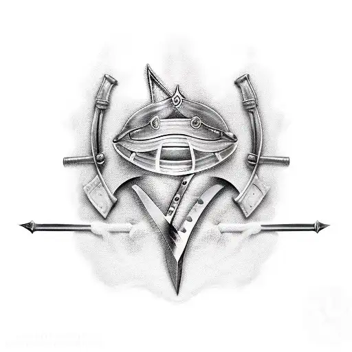 A Realistic Portrait Of A Veterinarian Holding A Sword And Wearing Armor