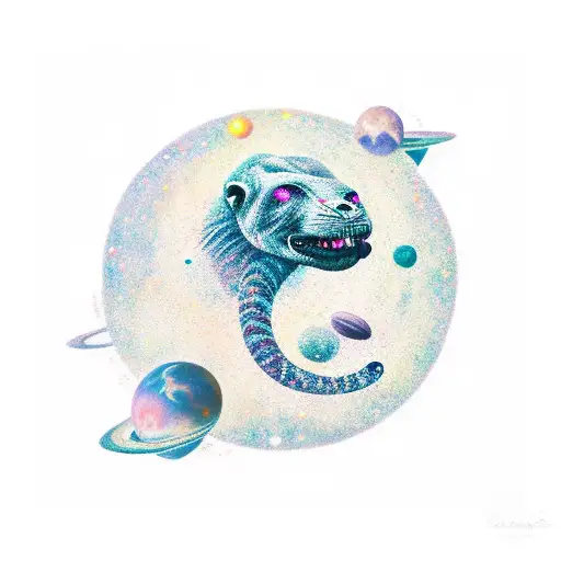 Galaxy Filled With Endangered Animals