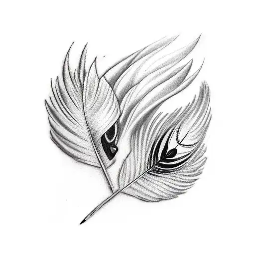 Black Cockatoo Tail Feather