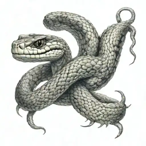 Snake With A Spiderhead