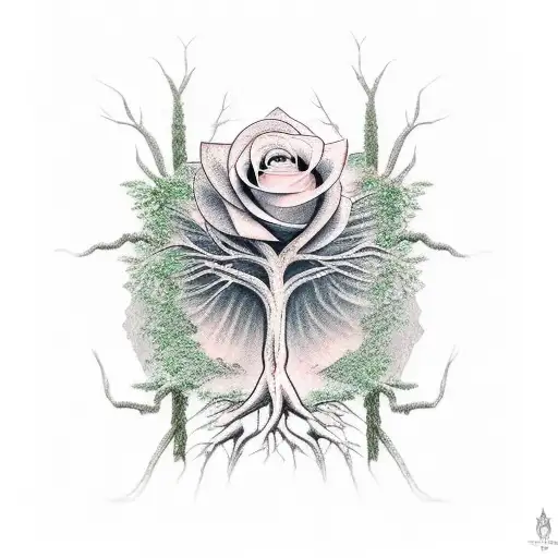 Hawk Tree Roots Tower Rose