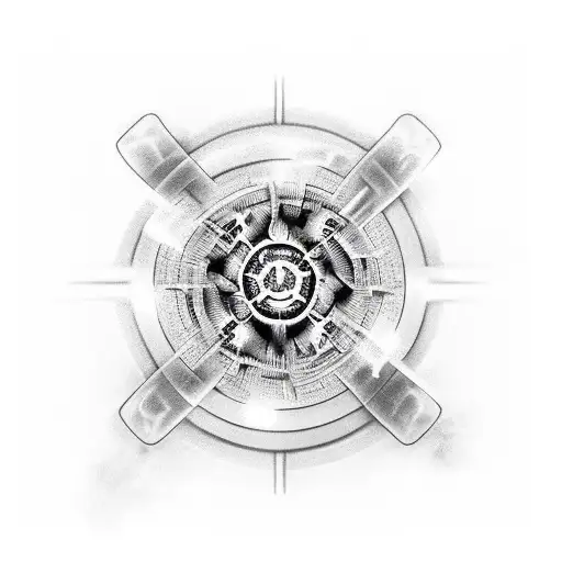 Radioactive Symbol And Xray