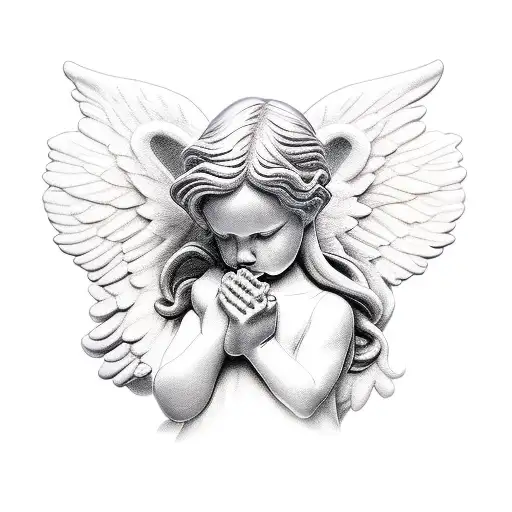 Angel Statue Profile