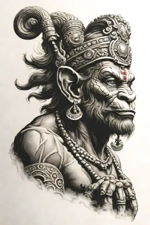 Hanuman Holding Mountain