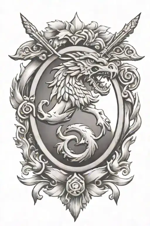 Ega Symbol In The Center