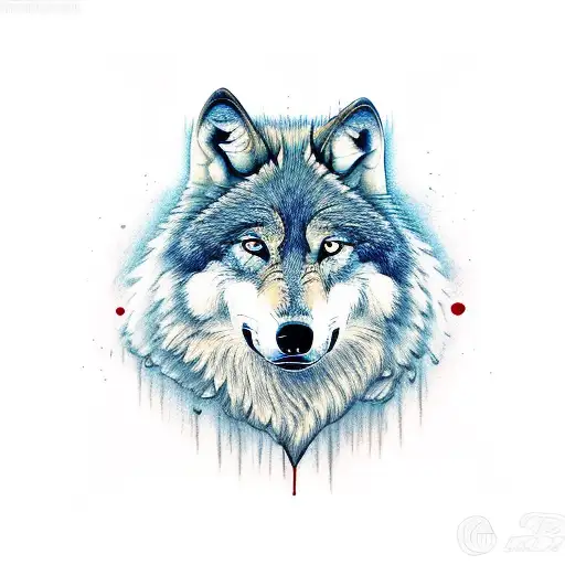 Wolf With Blood Thirst