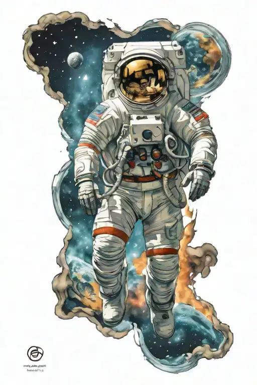 Space With Astronaut