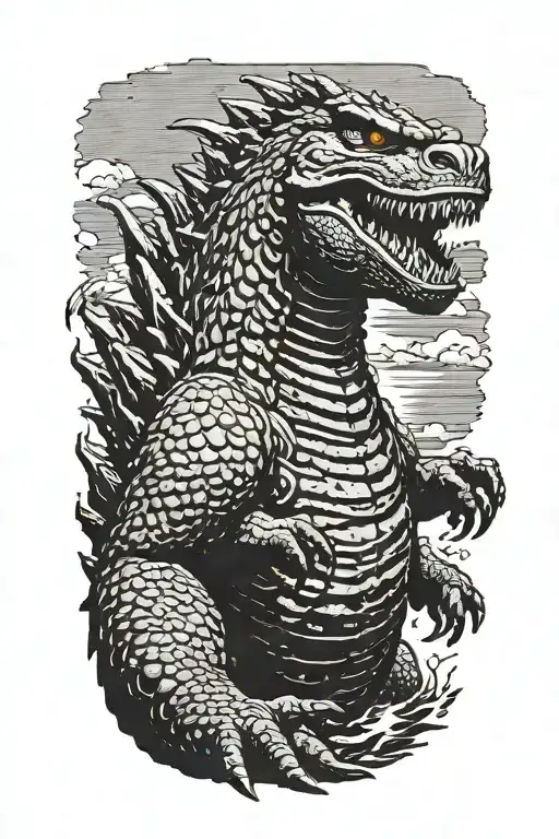 1954 Godzilla From Godzilla That Looks Exactly Like Godzilla No Changes At All Just Godzilla