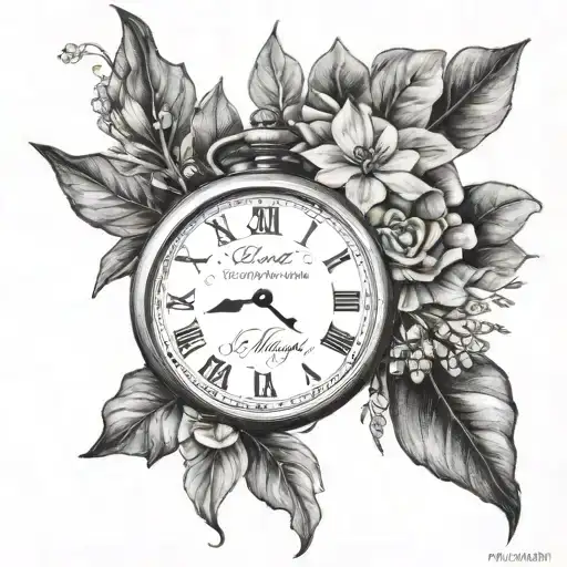 Anny Name On My Forearm Featuring Time And Nature