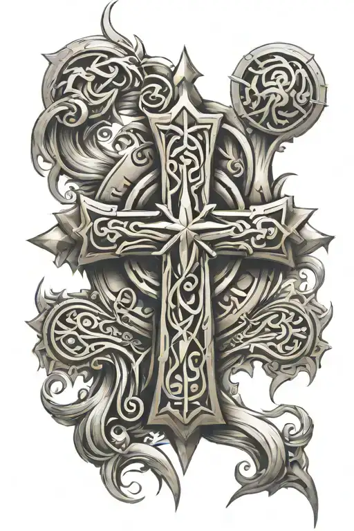 Tribal And Religious Cross