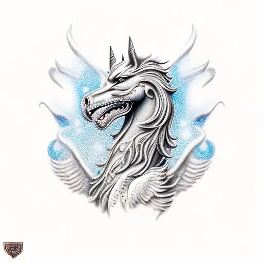 A Griffin On A Horse