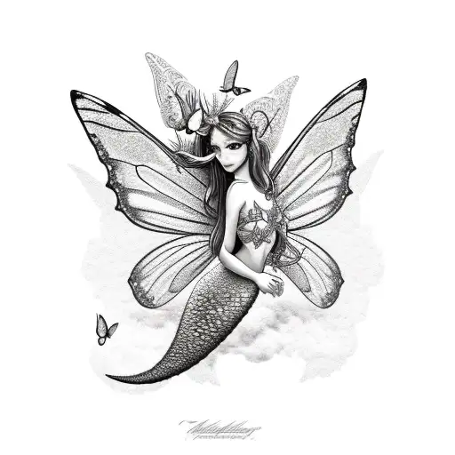 Butterfly Fairy Mermaid