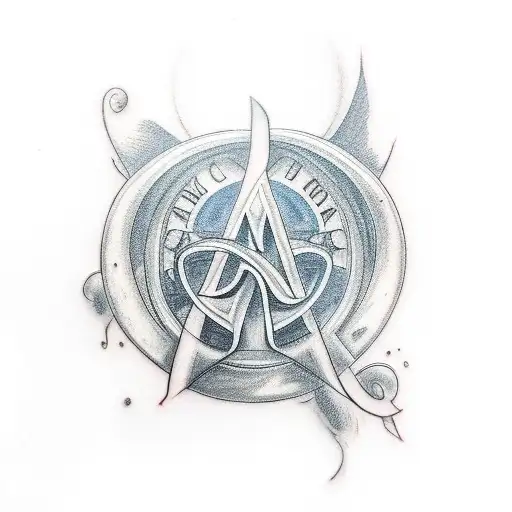 Murphy Written In Script With Background Sky