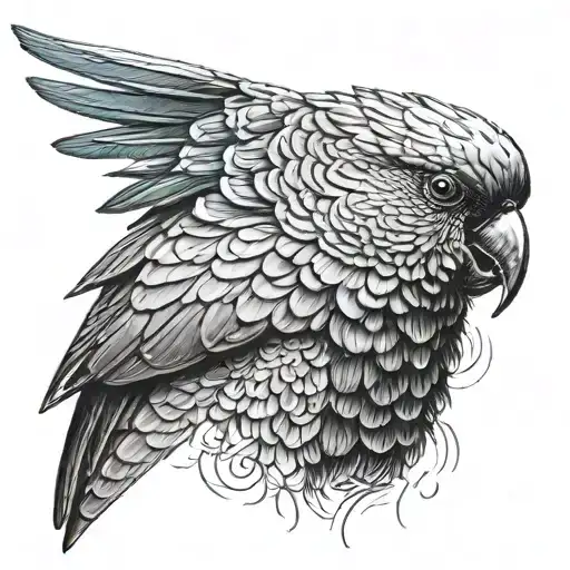 Red Tailed Black Cockatoo