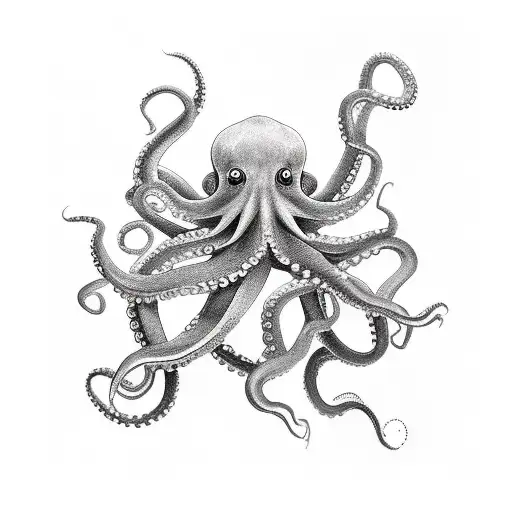 Octopus Wrapped Around Cross