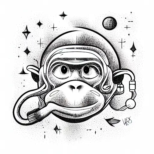 Monkey In Outer Space