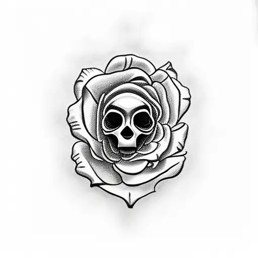 Skull And Roses