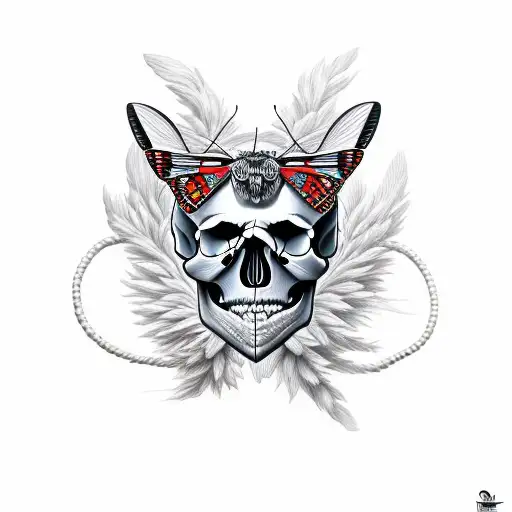 Skull As A Moth