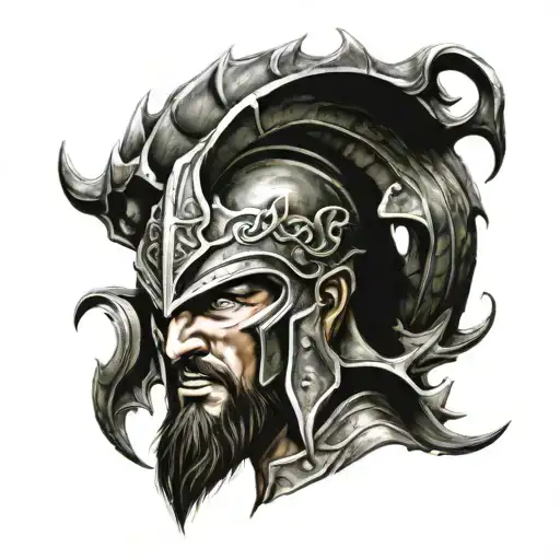 Spartan Inside Dragon