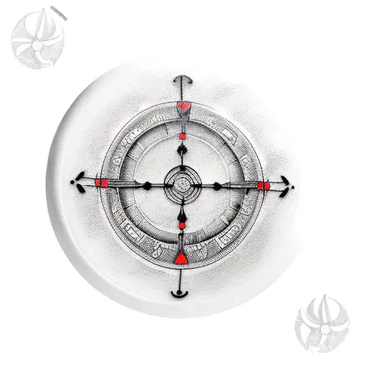 Drilling Rig With A Frisbee Golf Theme