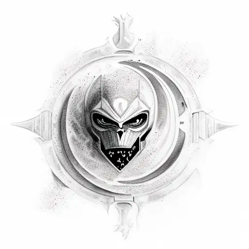 Moon And Assasins Creed Loge