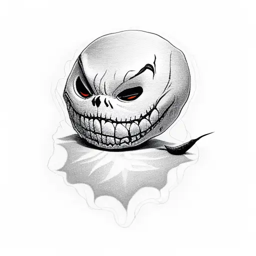 Jack Skellington Wearing A Brown Witch Hat With A Sunflower And Zero