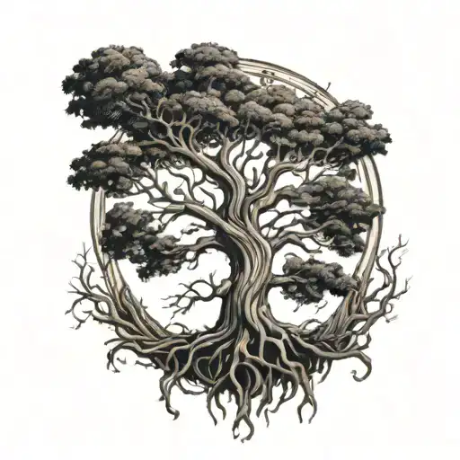 Tree Of Life With Roots
