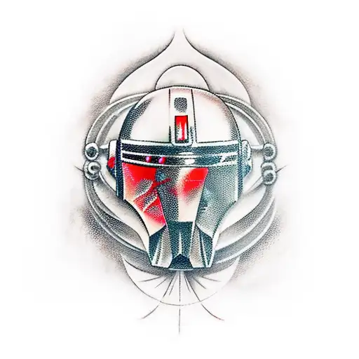 Star Was And Mandalorian Symbols Full Sleeve