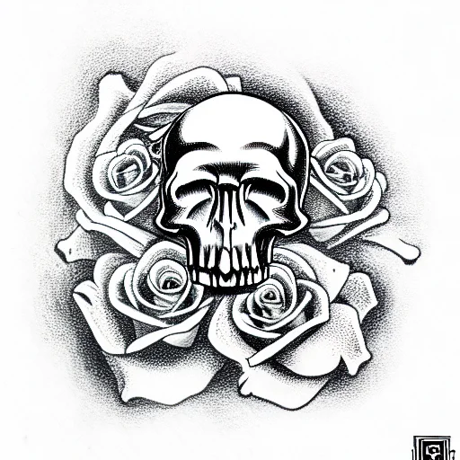 Skull And Roses