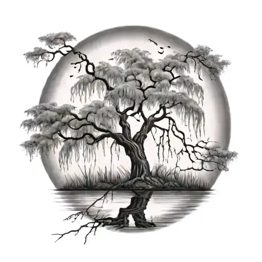 Weeping Willow Big Moon