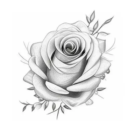 Flower Sleeve With Six Different Flowers