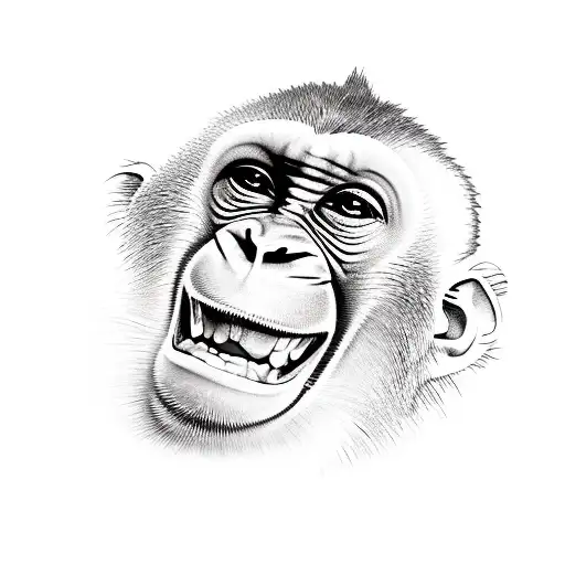 Monkey Opening Banana