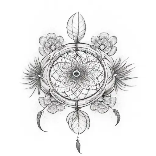 Dreamcatcher Flowers With Dream On