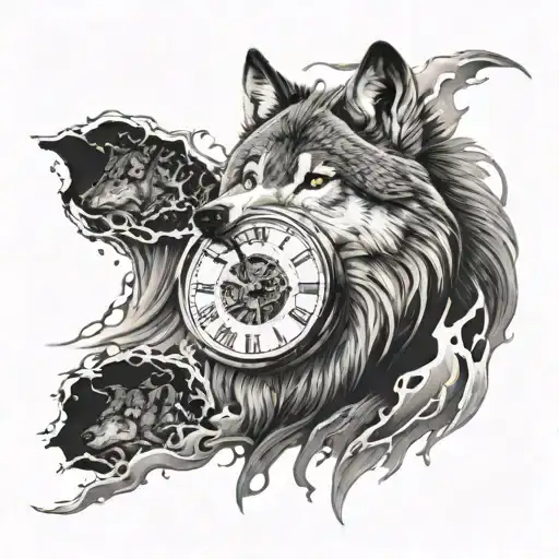 Wolf Time Piece Morphing