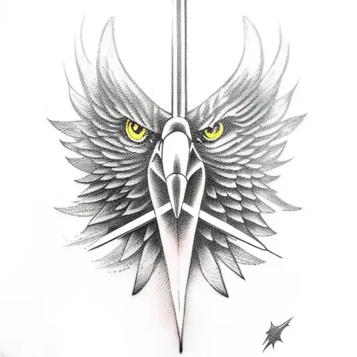 Eagle Holding Sword