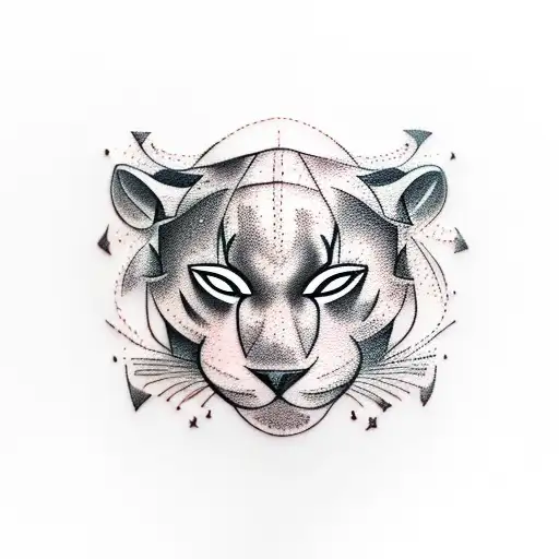 Panther Sleeping In A Tree