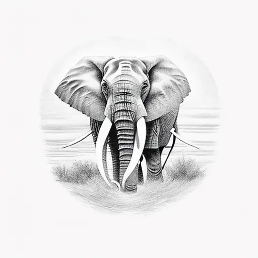 Elephant Growing From Struggle