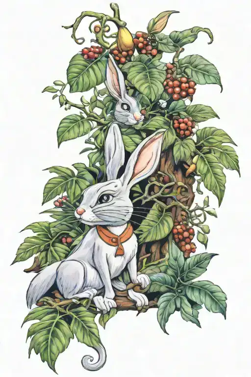 Tropical Vine Plants Orchards And Bugs Bunny