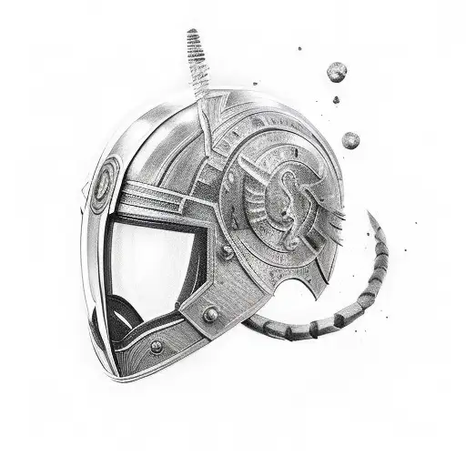 Alpha Omega Spartan War Helmet