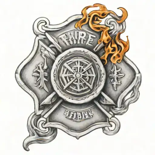 Firefighter Maltese Cross