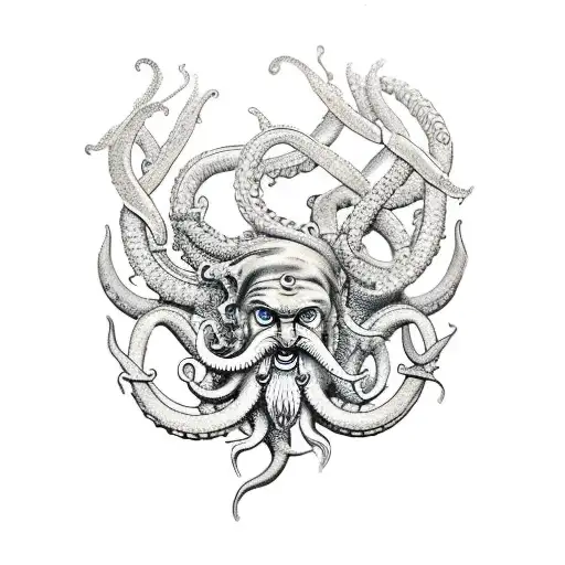 Greek Kraken Poseidon