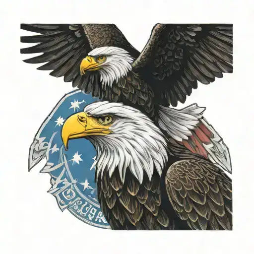 New York Rangers And Polish Eagle