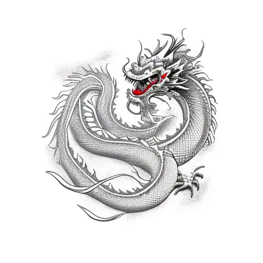 Long Chinese Dragon