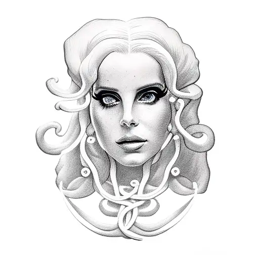 Lana Del Rey As Medusa