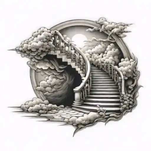 Stairway To Heaven Shining Brightly