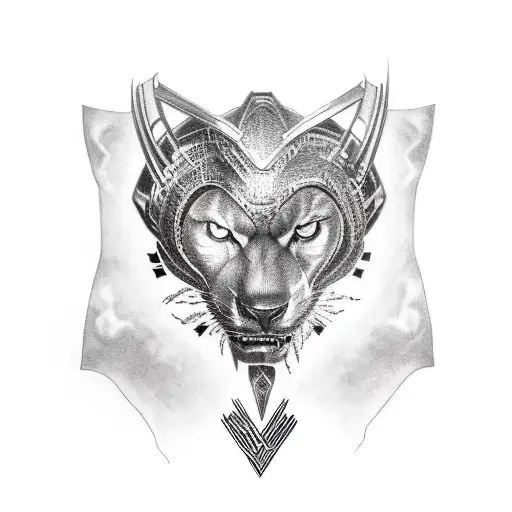 Marvel Black Panter In Heart